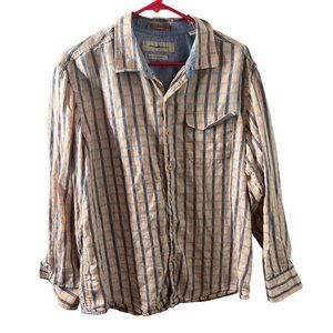 Tommy Bahama Long Sleeve Shirt 85% Linen 15% Cotton